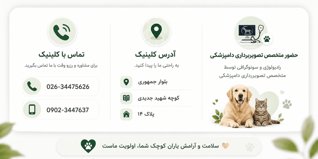 روش دسترسی به کلینیک دامپزشکی کرج